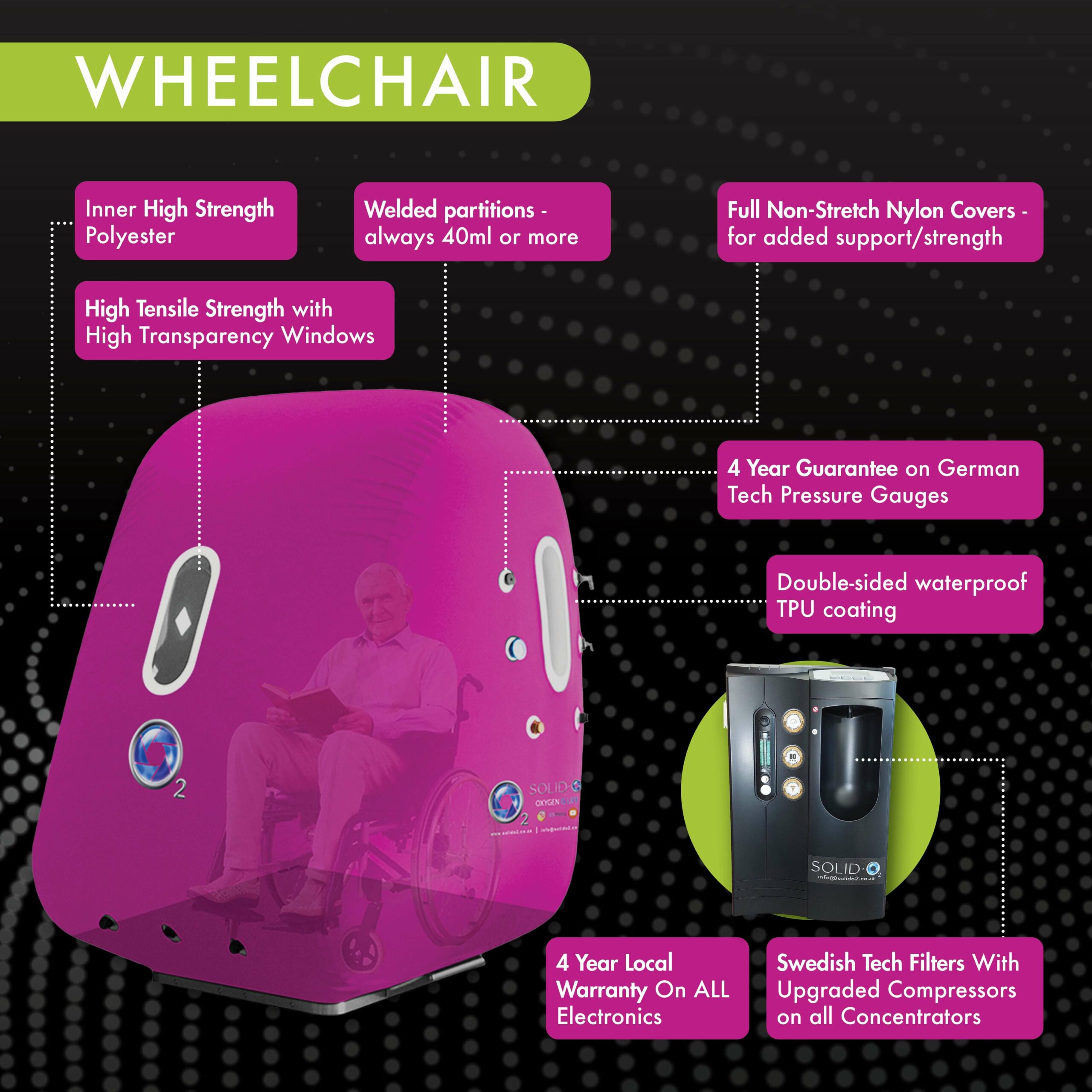 HBOT Chamber - Wheel Chair